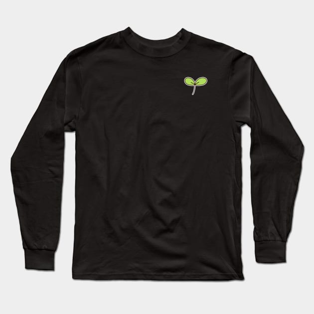 Kawaii Plant Sprout Long Sleeve T-Shirt by Miitee